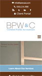 Mobile Screenshot of bpwccpa.com